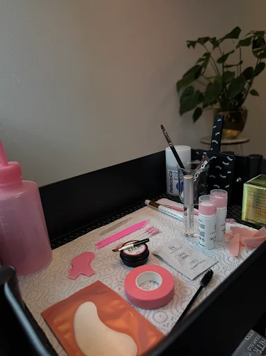 Werkplek voor nagelbehandelingen